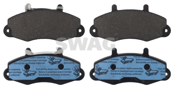 set placute frana,frana disc 50 11 6069 SWAG